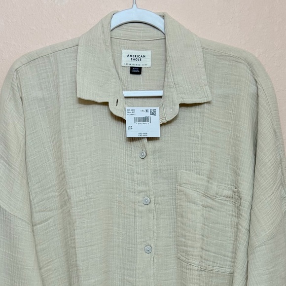 American Eagle Go Big Oversized Shirt - Picture 4 of 5